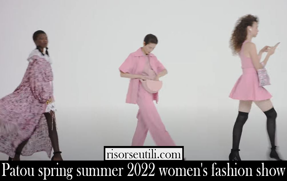 Patou spring summer 2022 womens fashion show