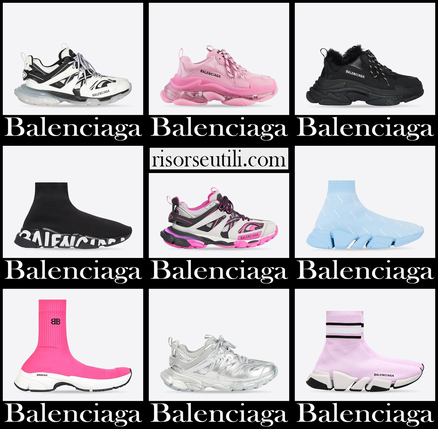 New arrivals Balenciaga sneakers 2022 womens shoes