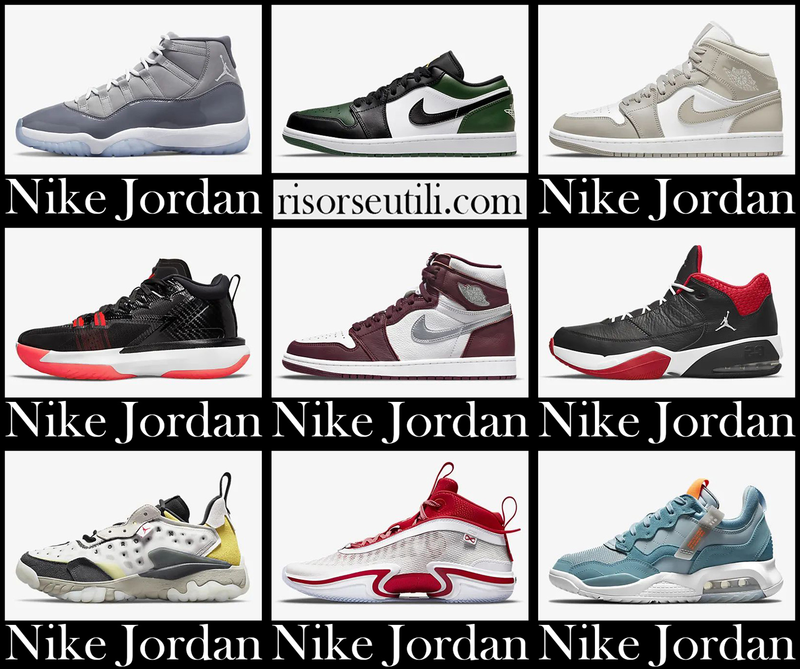 New arrivals Nike Jordan sneakers 2022 mens shoes