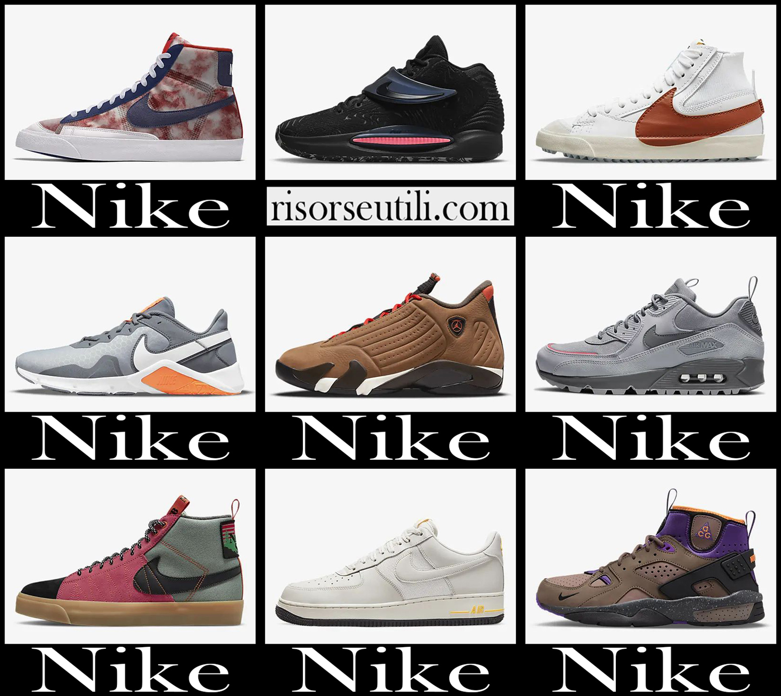 New arrivals Nike sneakers 2022 mens shoes