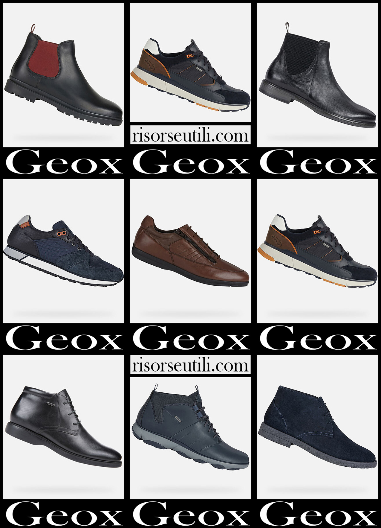 New arrivals Geox shoes 2022 mens footwear