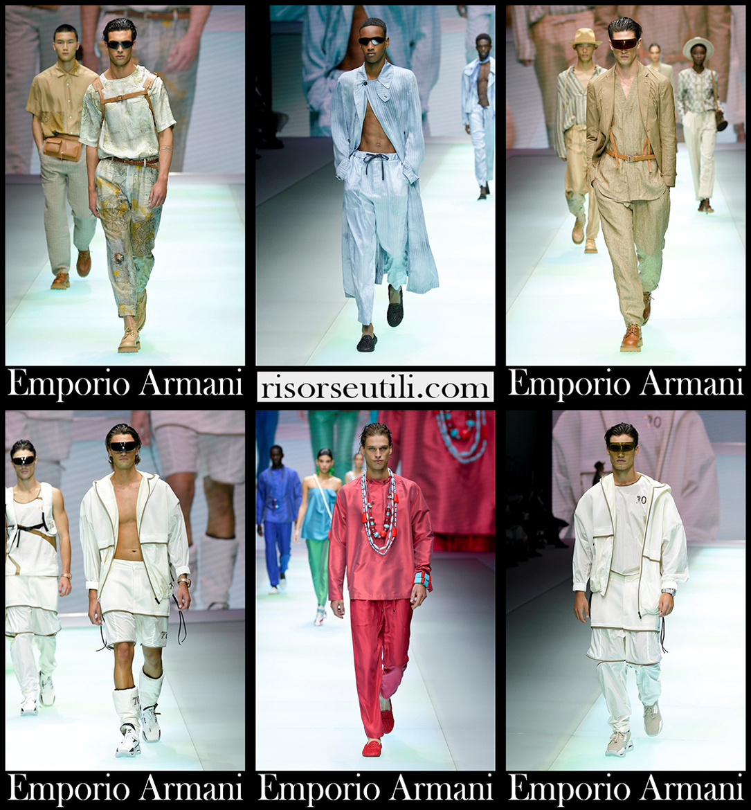 Emporio Armani spring summer 2022 mens fashion