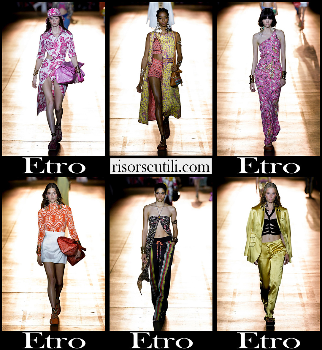 Etro spring summer 2022 womens fashion collection