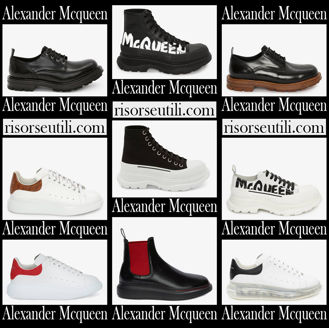 New arrivals Alexander Mcqueen shoes 2022 mens