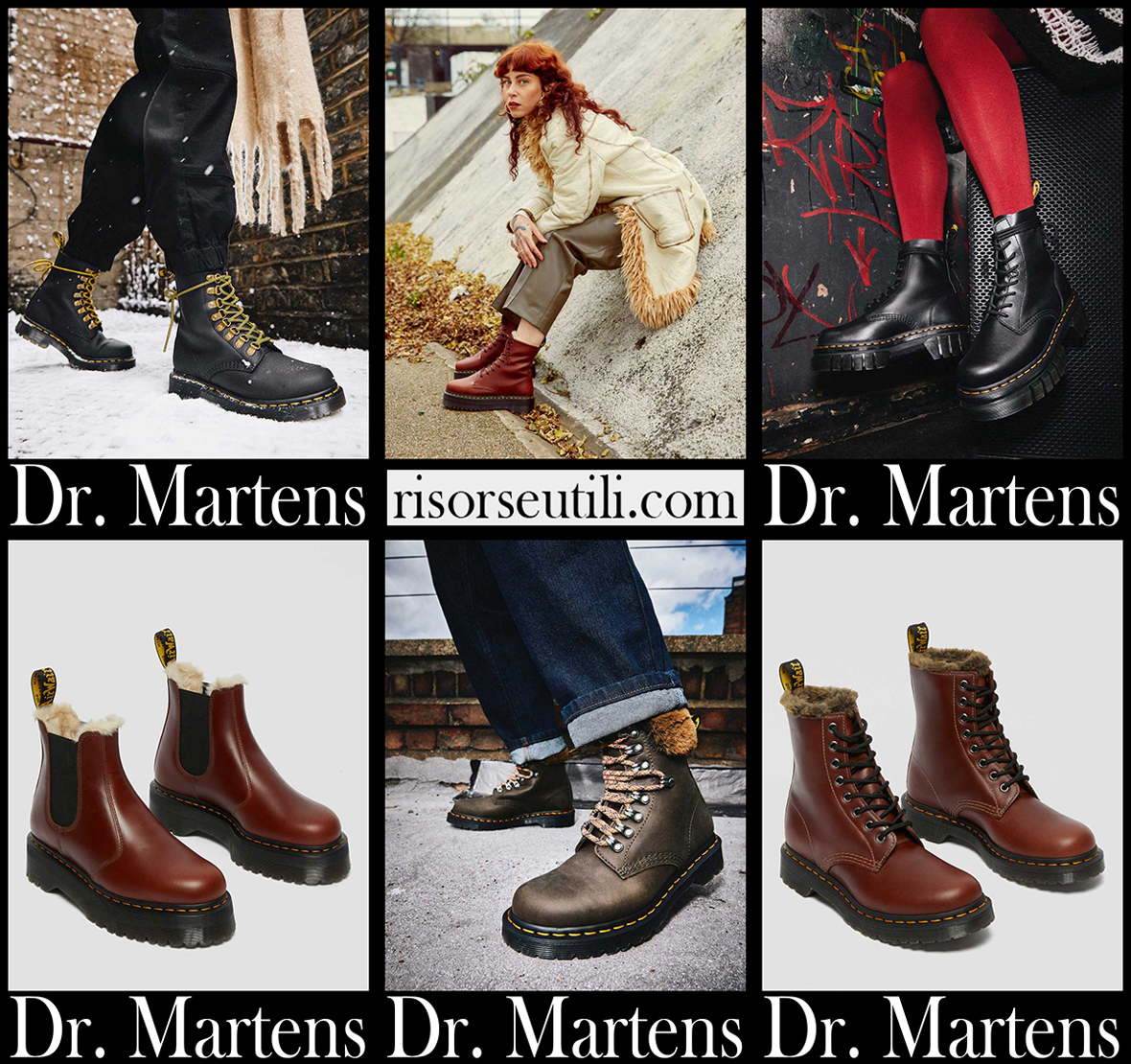New arrivals Dr. Martens shoes 2022 womens boots
