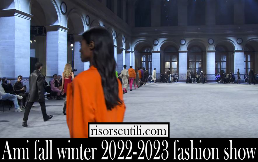 Ami fall winter 2022 2023 fashion show