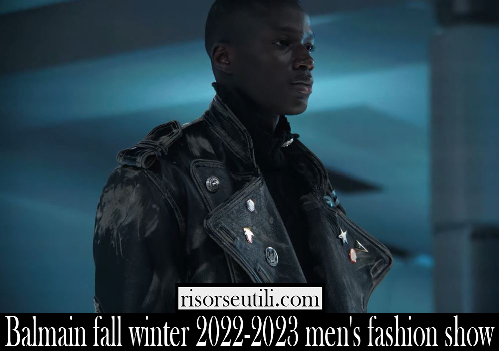 Balmain fall winter 2022 2023 mens fashion show