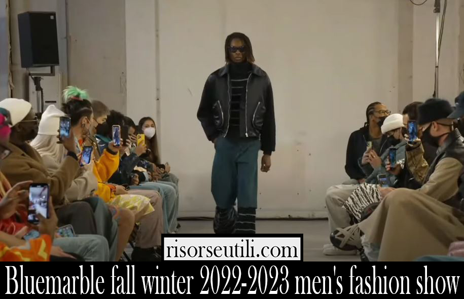 Bluemarble fall winter 2022 2023 mens fashion show