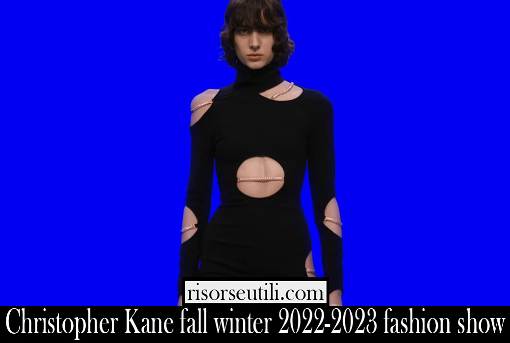 Christopher Kane fall winter 2022 2023 fashion show