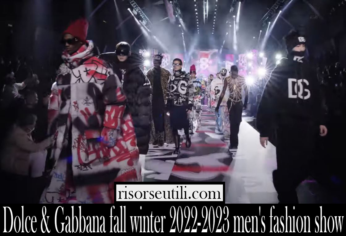 Dolce Gabbana fall winter 2022 2023 mens fashion show