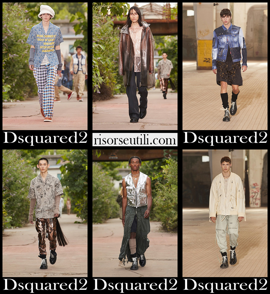 Dsquared2 spring summer 2022 mens fashion collection