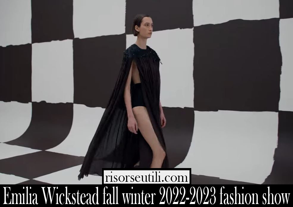Emilia Wickstead fall winter 2022 2023 fashion show