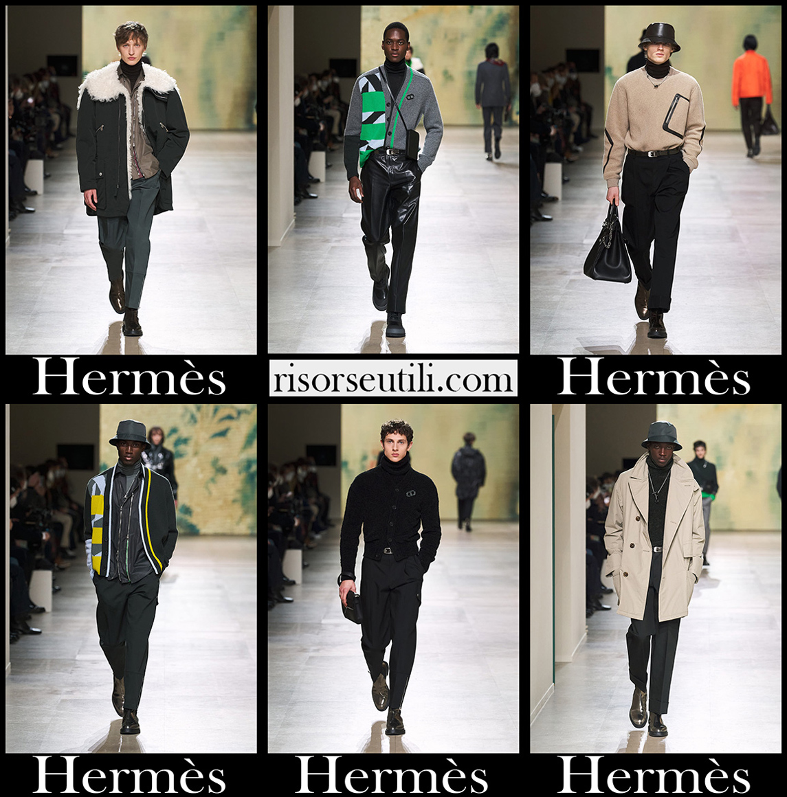 Hermes fall winter 2022 2023 mens fashion collection