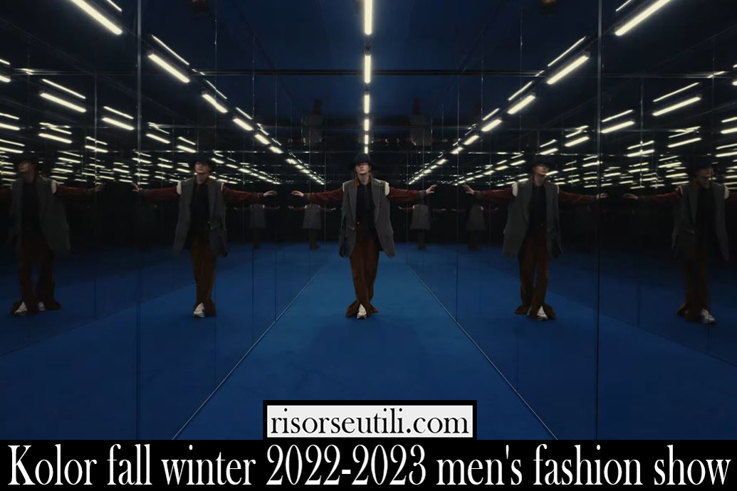 Kolor fall winter 2022 2023 mens fashion show