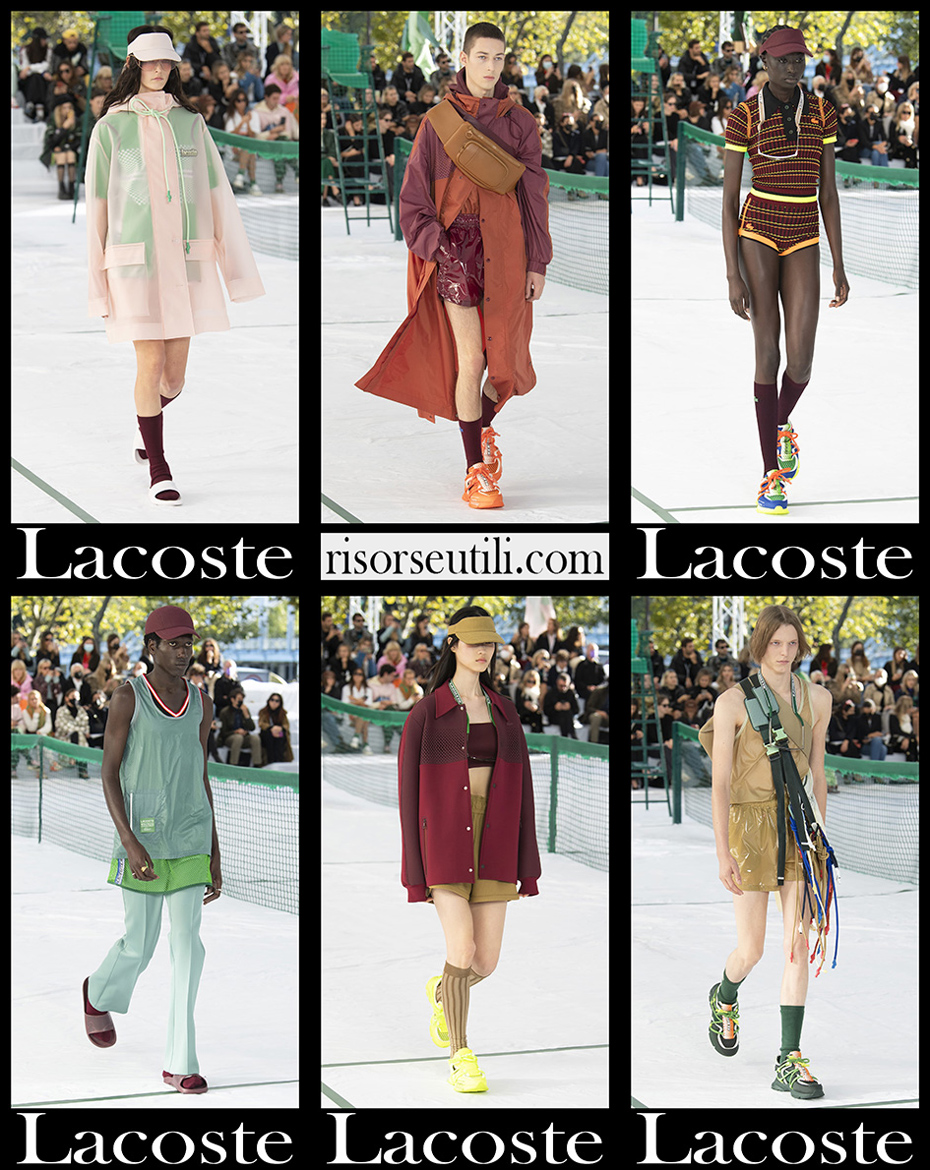 Lacoste spring summer 2022 clothing fashion collection