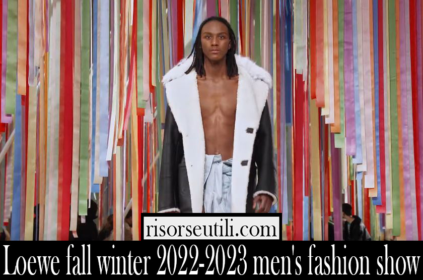 Loewe fall winter 2022 2023 mens fashion show