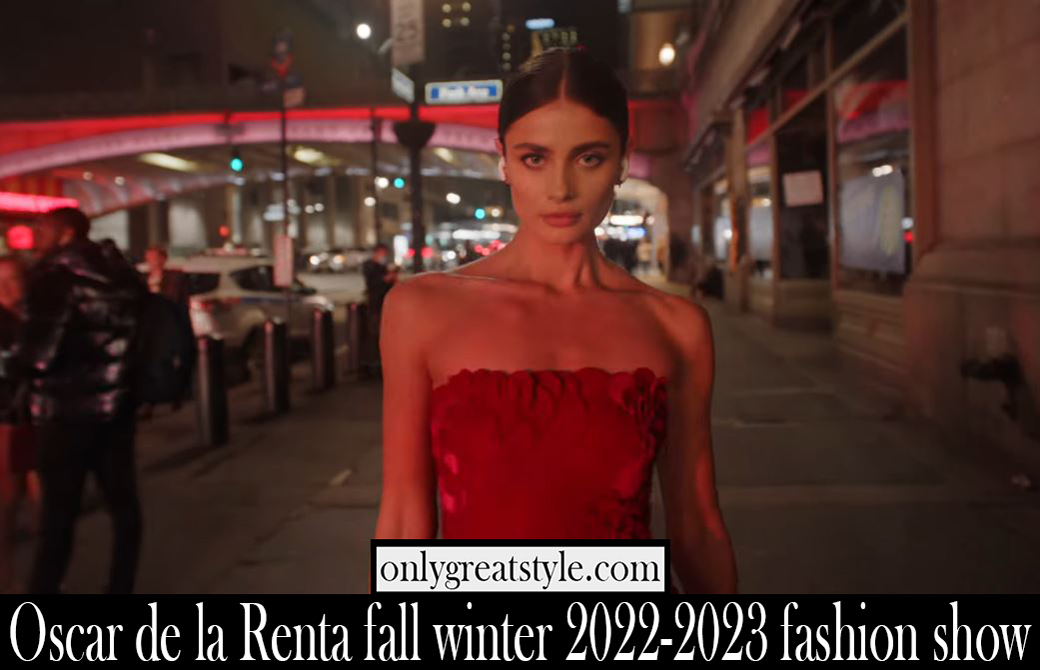Oscar de la Renta fall winter 2022 2023 fashion show