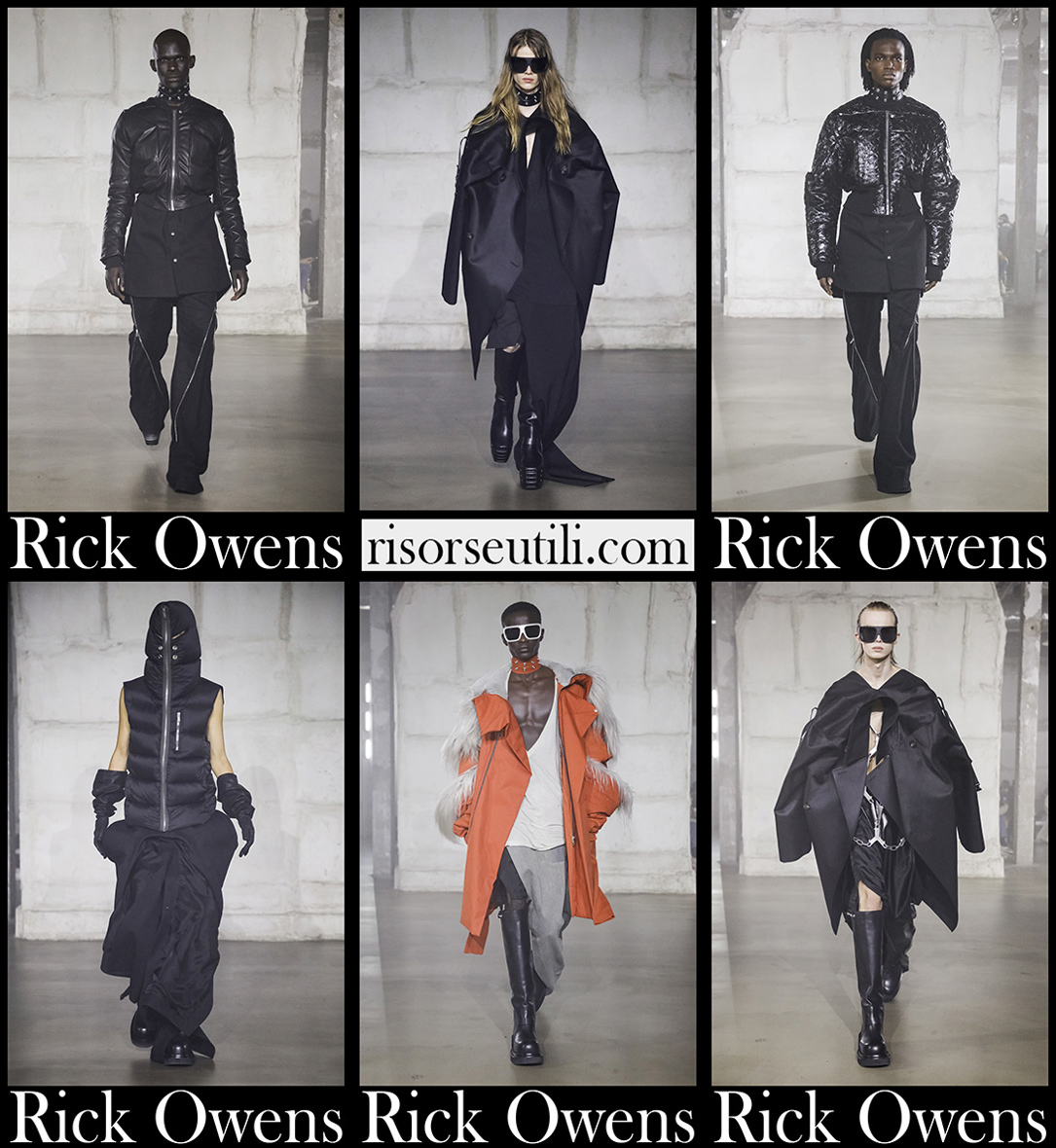 Rick Owens fall winter 2022 2023 fashion collection