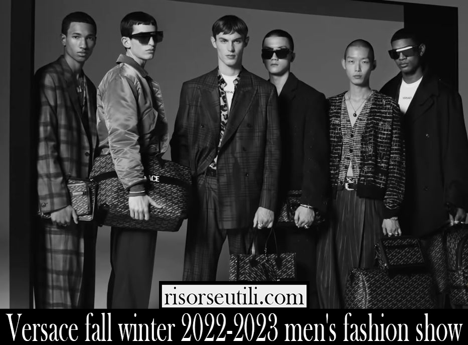 Versace fall winter 2022 2023 mens fashion show