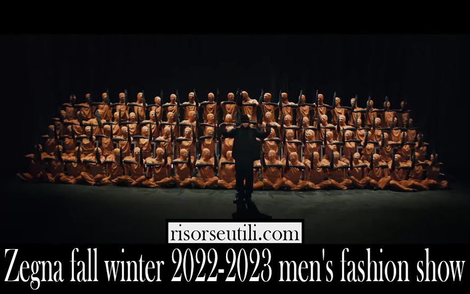 Zegna fall winter 2022 2023 mens fashion show