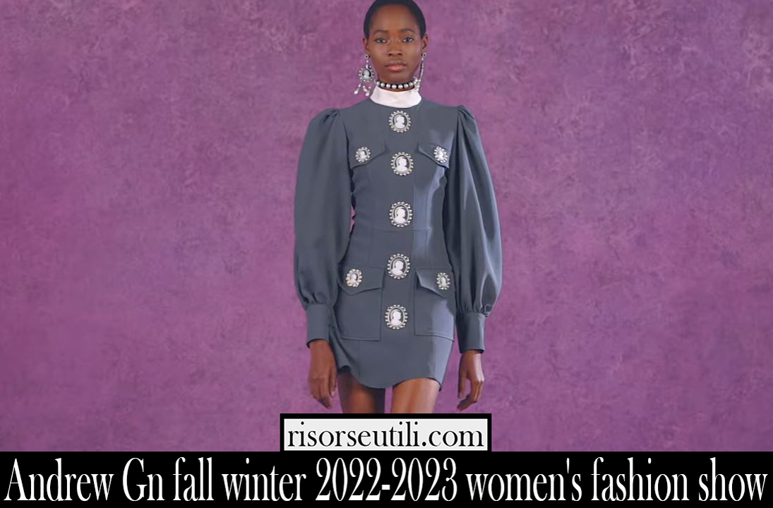 Andrew Gn fall winter 2022 2023 womens fashion show