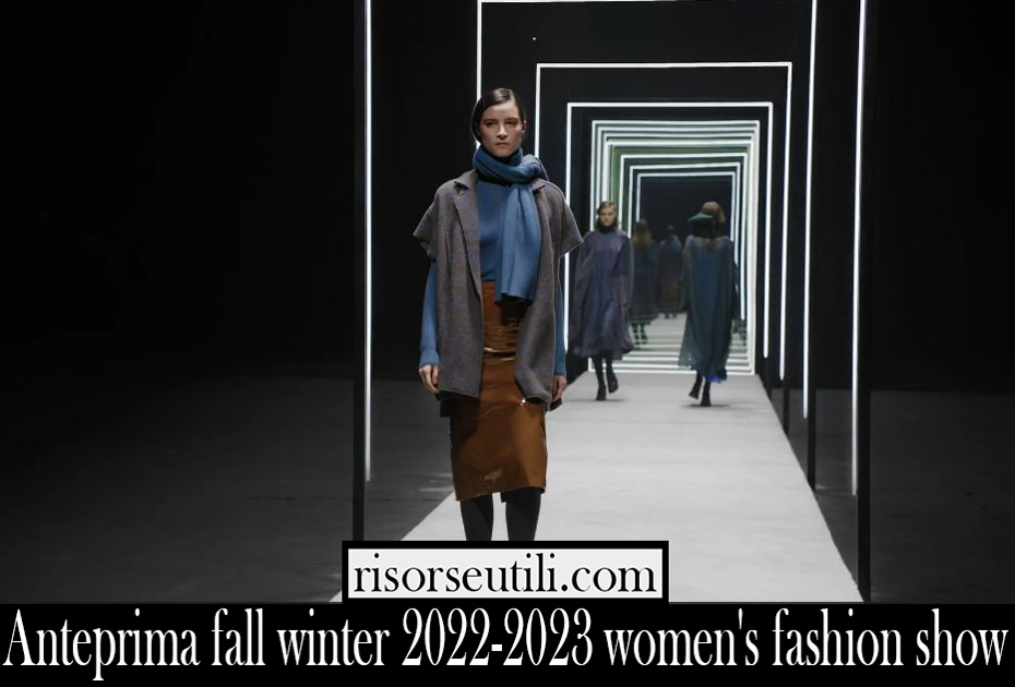Anteprima fall winter 2022 2023 womens fashion show