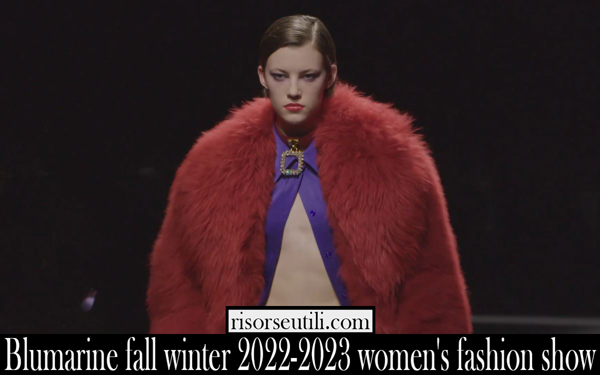 Blumarine fall winter 2022 2023 womens fashion show