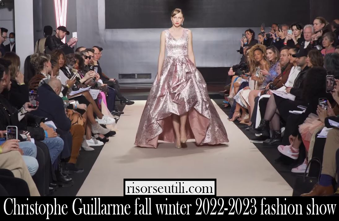 Christophe Guillarme fall winter 2022 2023 fashion show