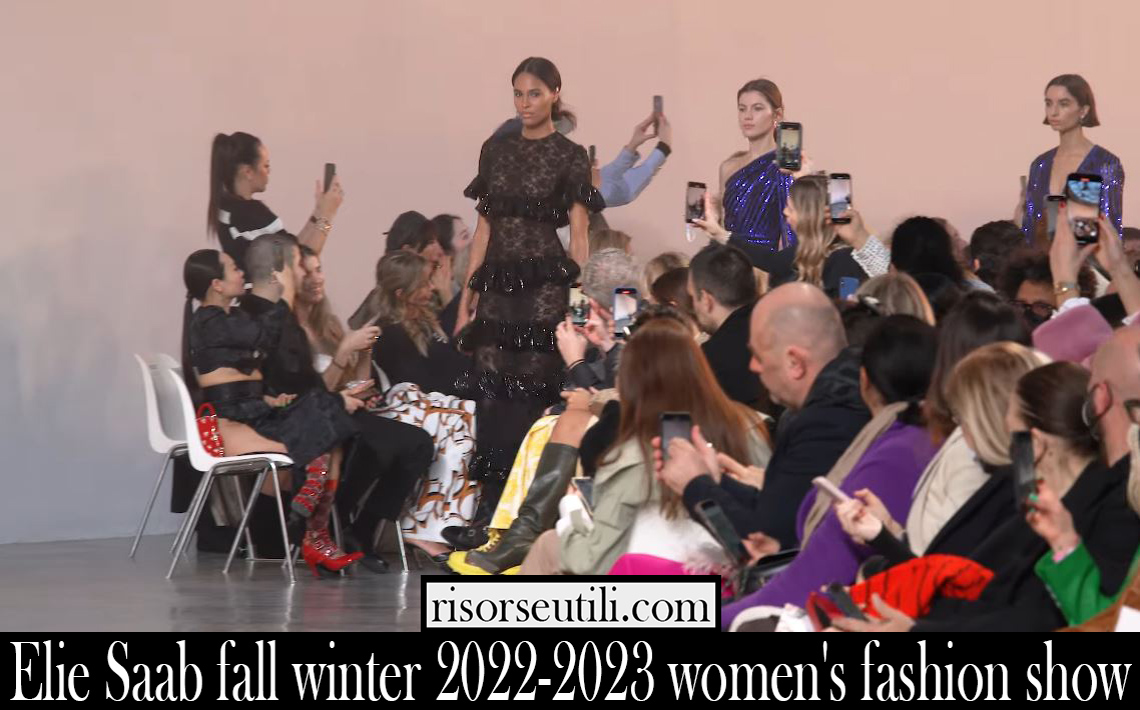 Elie Saab fall winter 2022 2023 womens fashion show