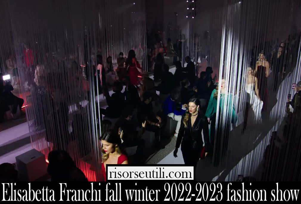 Elisabetta Franchi fall winter 2022 2023 fashion show