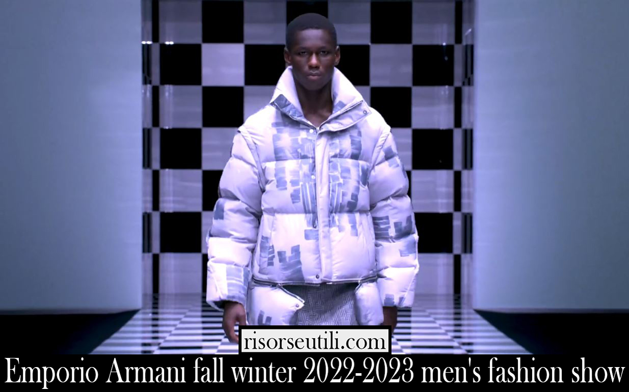 Emporio Armani fall winter 2022 2023 mens fashion show