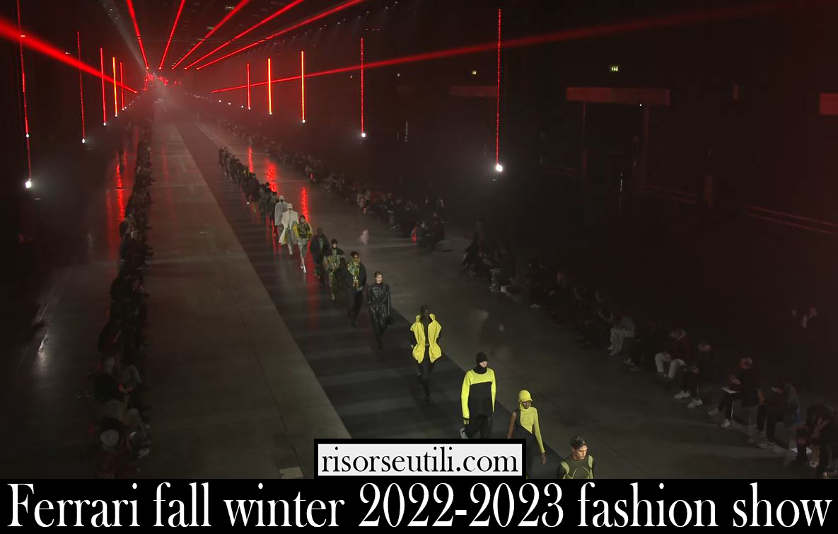 Ferrari fall winter 2022 2023 fashion show