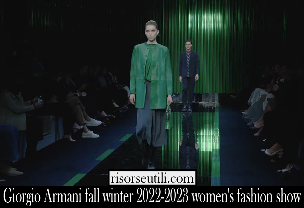 Giorgio Armani fall winter 2022 2023 womens fashion show
