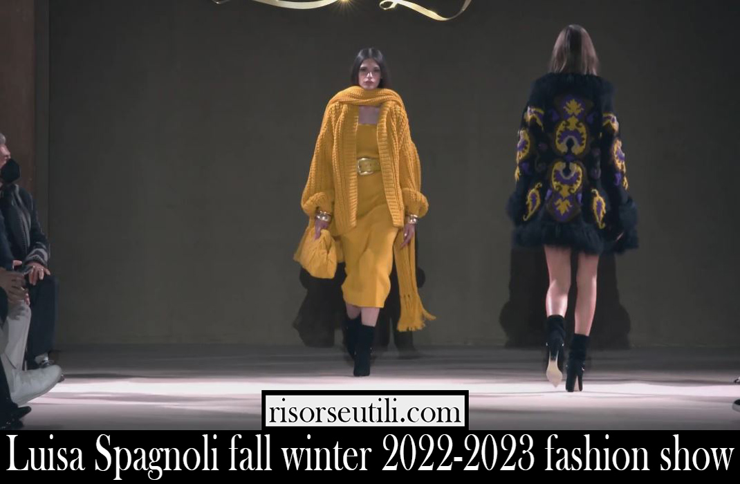 Luisa Spagnoli fall winter 2022 2023 fashion show
