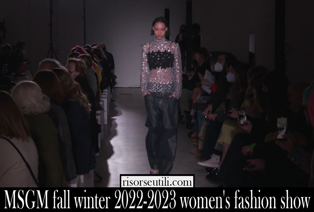 MSGM fall winter 2022 2023 womens fashion show
