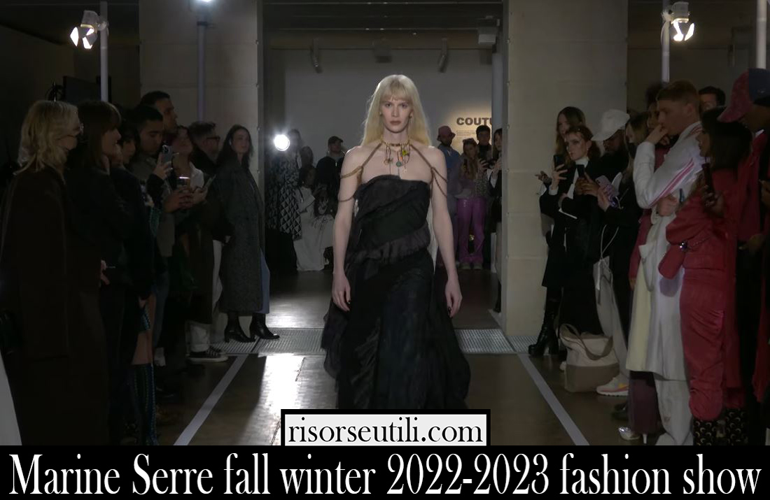 Marine Serre fall winter 2022 2023 fashion show