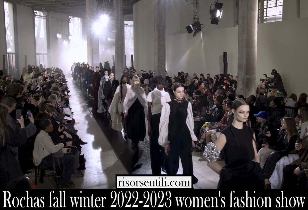 Rochas fall winter 2022 2023 womens fashion show