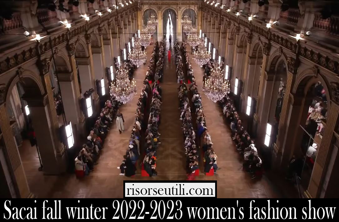 Sacai fall winter 2022 2023 womens fashion show