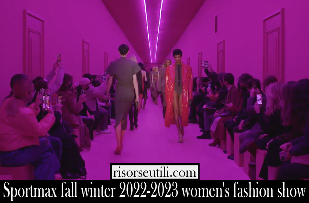 Sportmax fall winter 2022 2023 womens fashion show