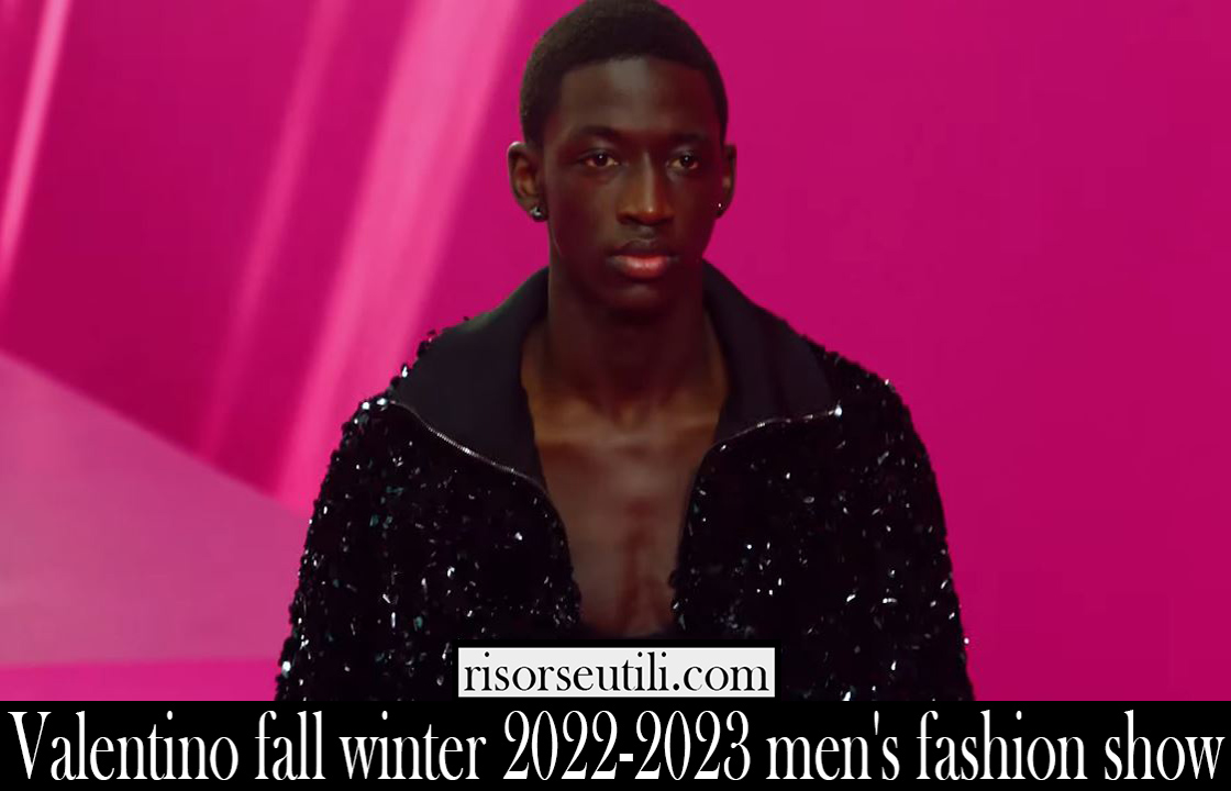 Valentino fall winter 2022 2023 mens fashion show
