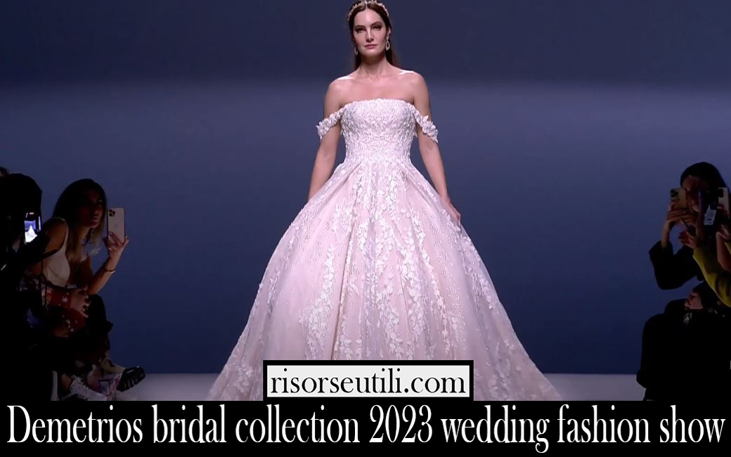 Demetrios bridal collection 2023 wedding fashion show