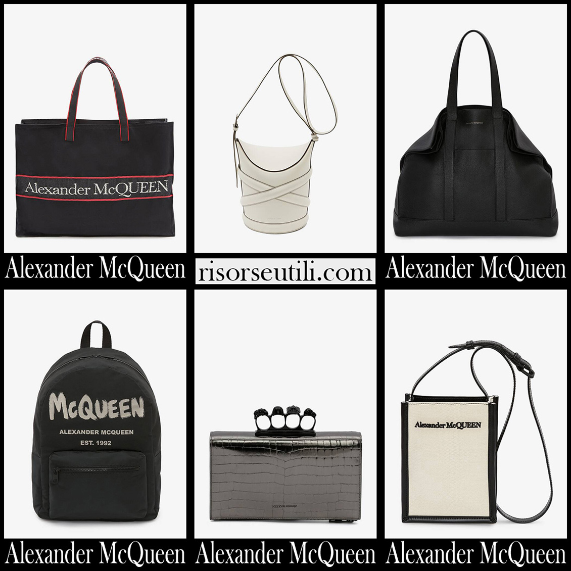 New arrivals Alexander McQueen bags 2022 mens
