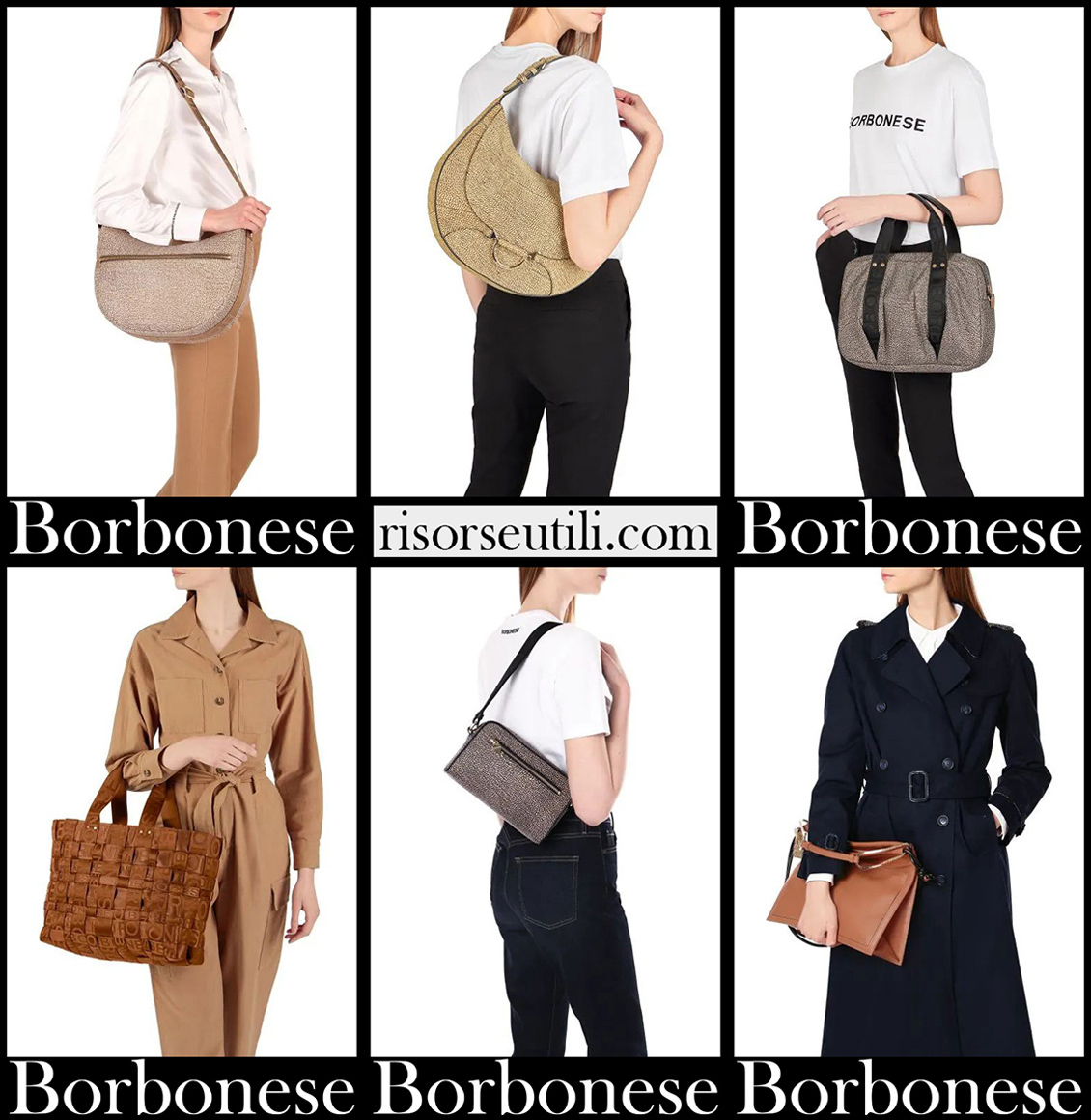 New arrivals Borbonese bags 2022 womens accessories