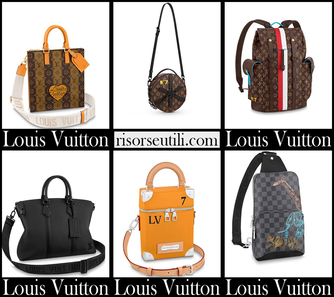 New arrivals Louis Vuitton bags 2022 mens accessories