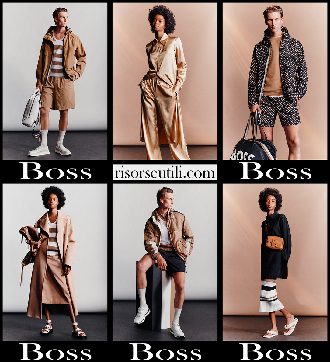 Boss spring summer 2022 clothing fashion collection Boss spring summer 2022 clothing fashion collection