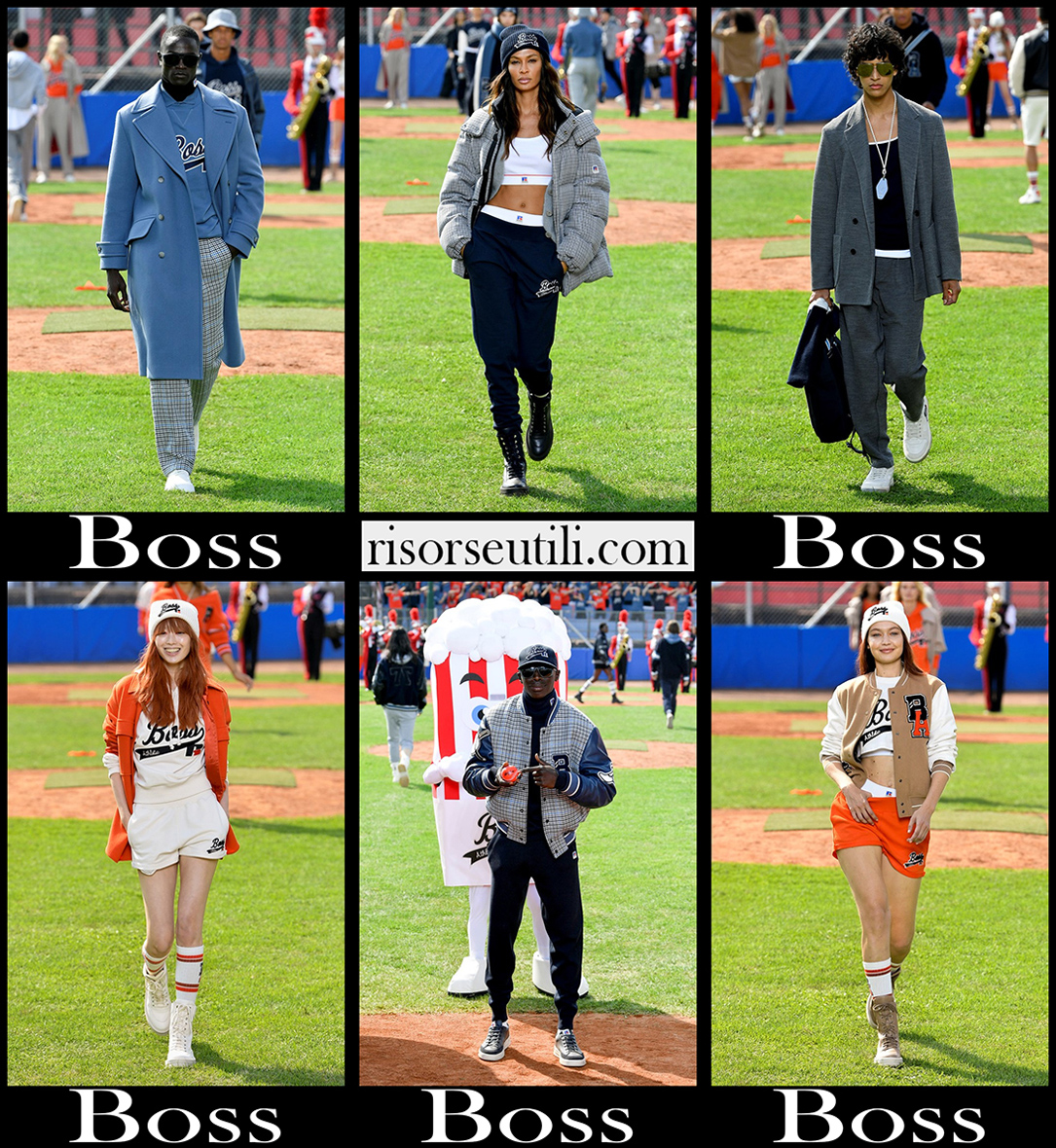Boss spring summer 2022 sports fashion collection