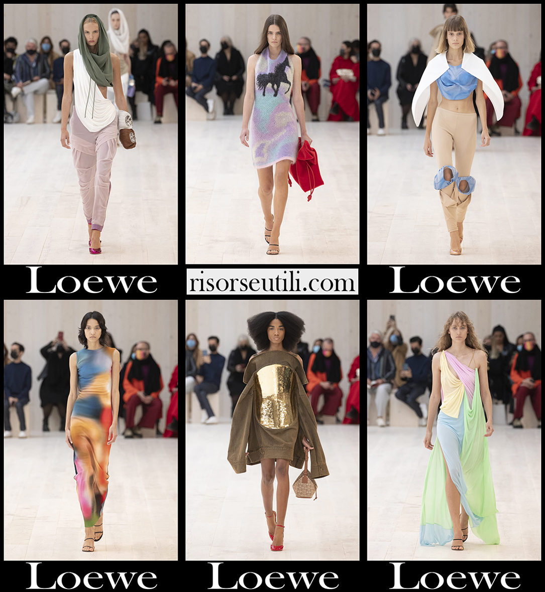 Loewe spring summer 2022 womens fashion collection