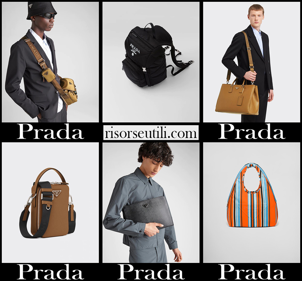 New arrivals Prada bags 2022 mens accessories