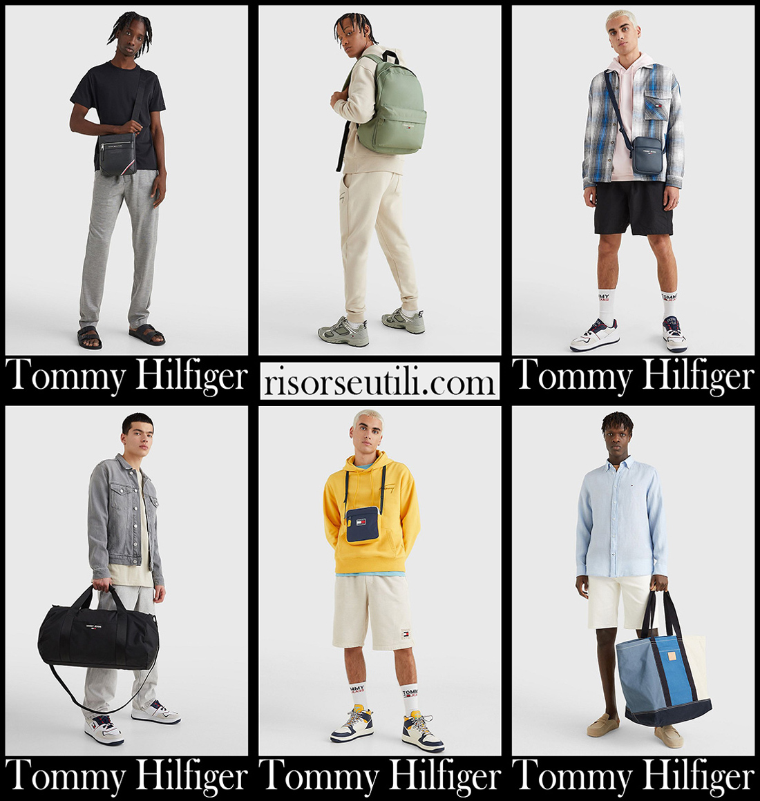 New arrivals Tommy Hilfiger bags 2022 men's look