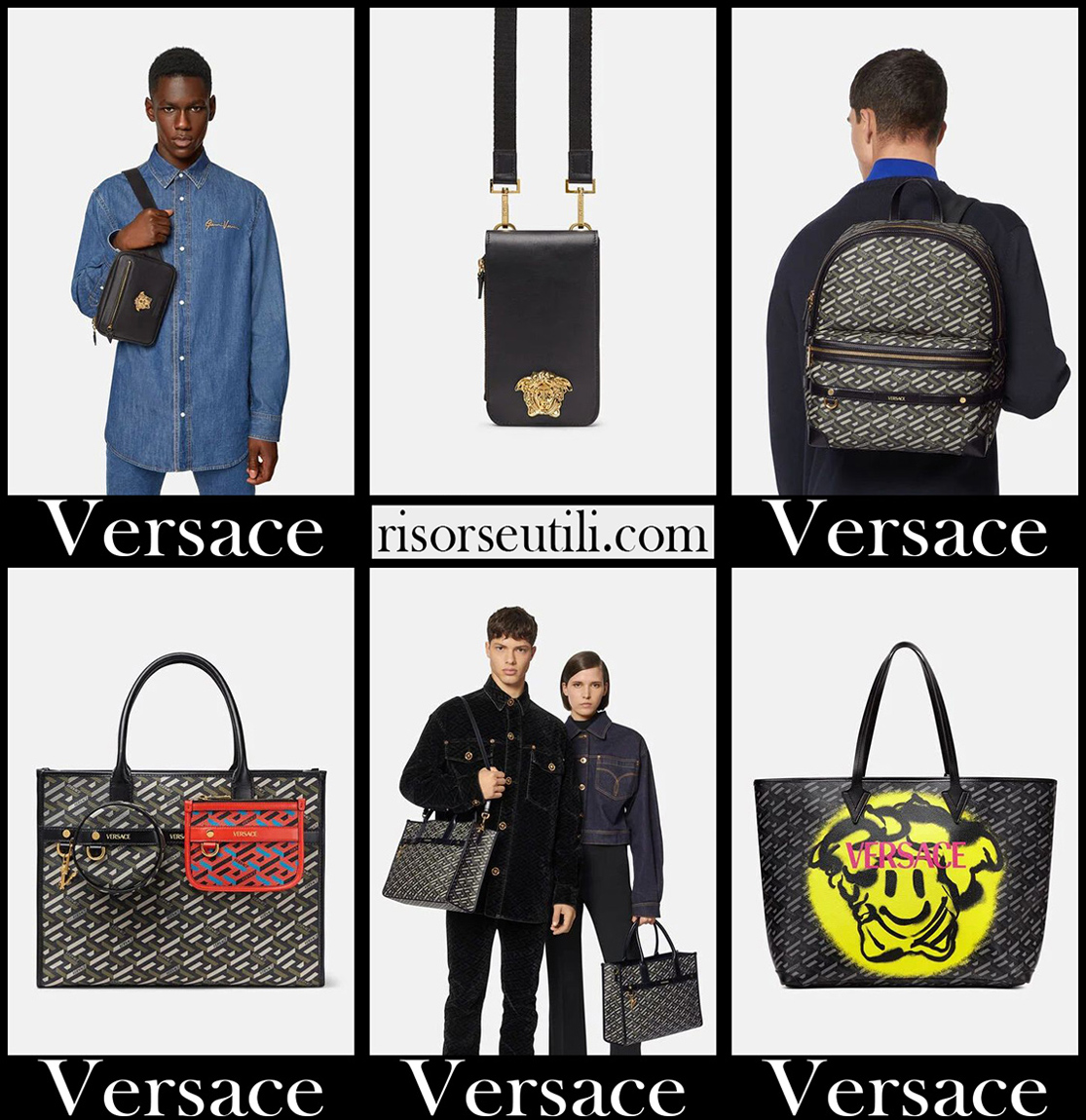 New arrivals Versace bags 2022 mens accessories